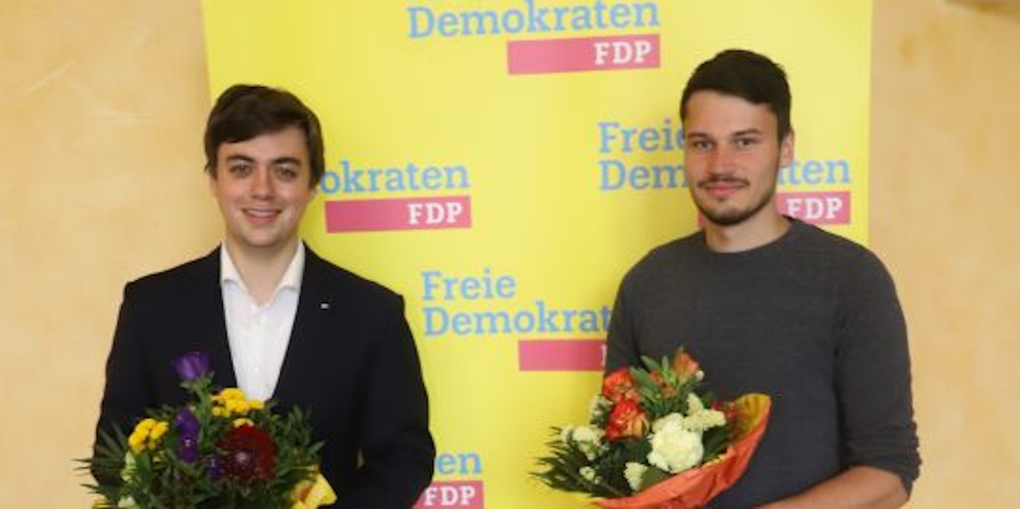 Für die Liberalen treten bei der Landtagswahl Frederik Schorn (l.) und Jan Griskewitz an.