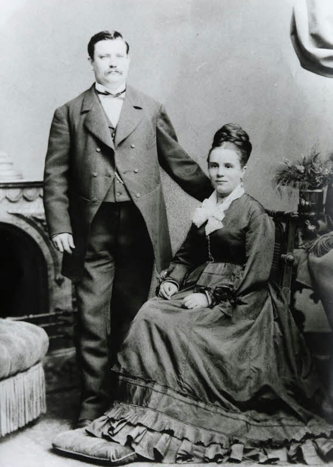 Gustav und Agnes Krähmer heirateten 1874.