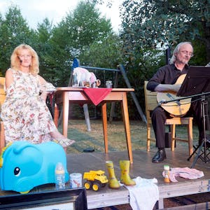 Besondere Momente boten Katia Franke und Fedor Volkov bei ihrem Lesekonzert in Frohngau.