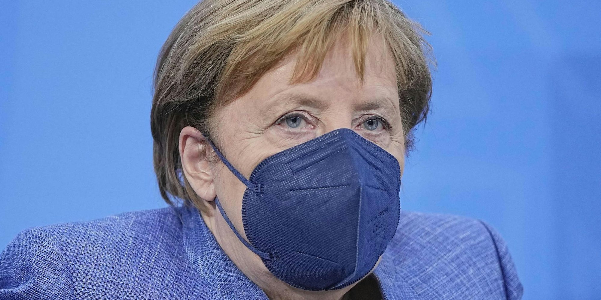 Angela Merkel spricht am 10. Juni