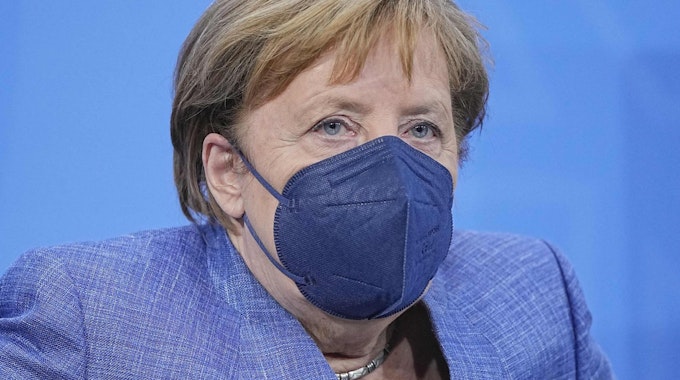 Angela Merkel spricht am 10. Juni