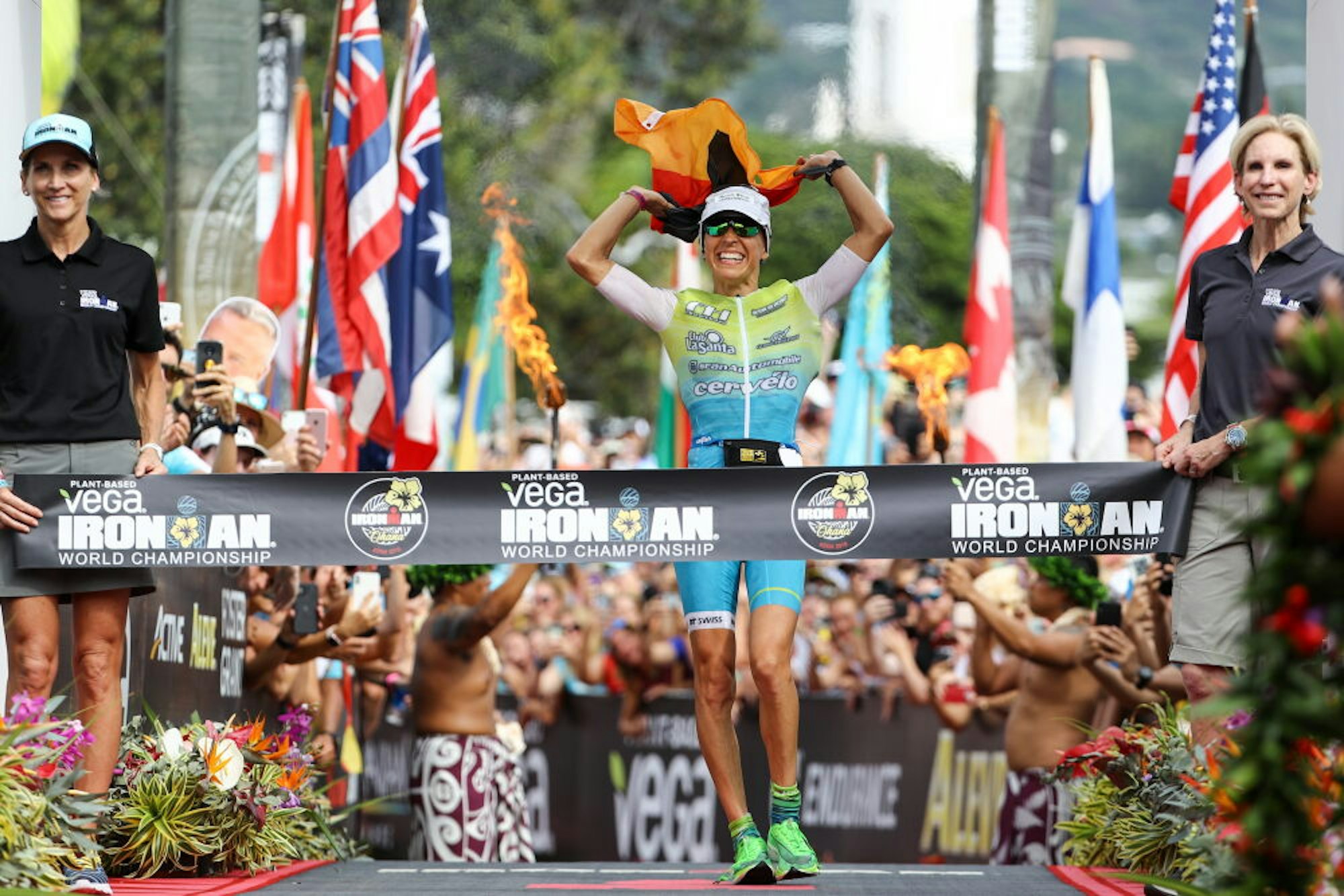 Triathletin Anne Haug hat 2019 Hawaii gewonnen.