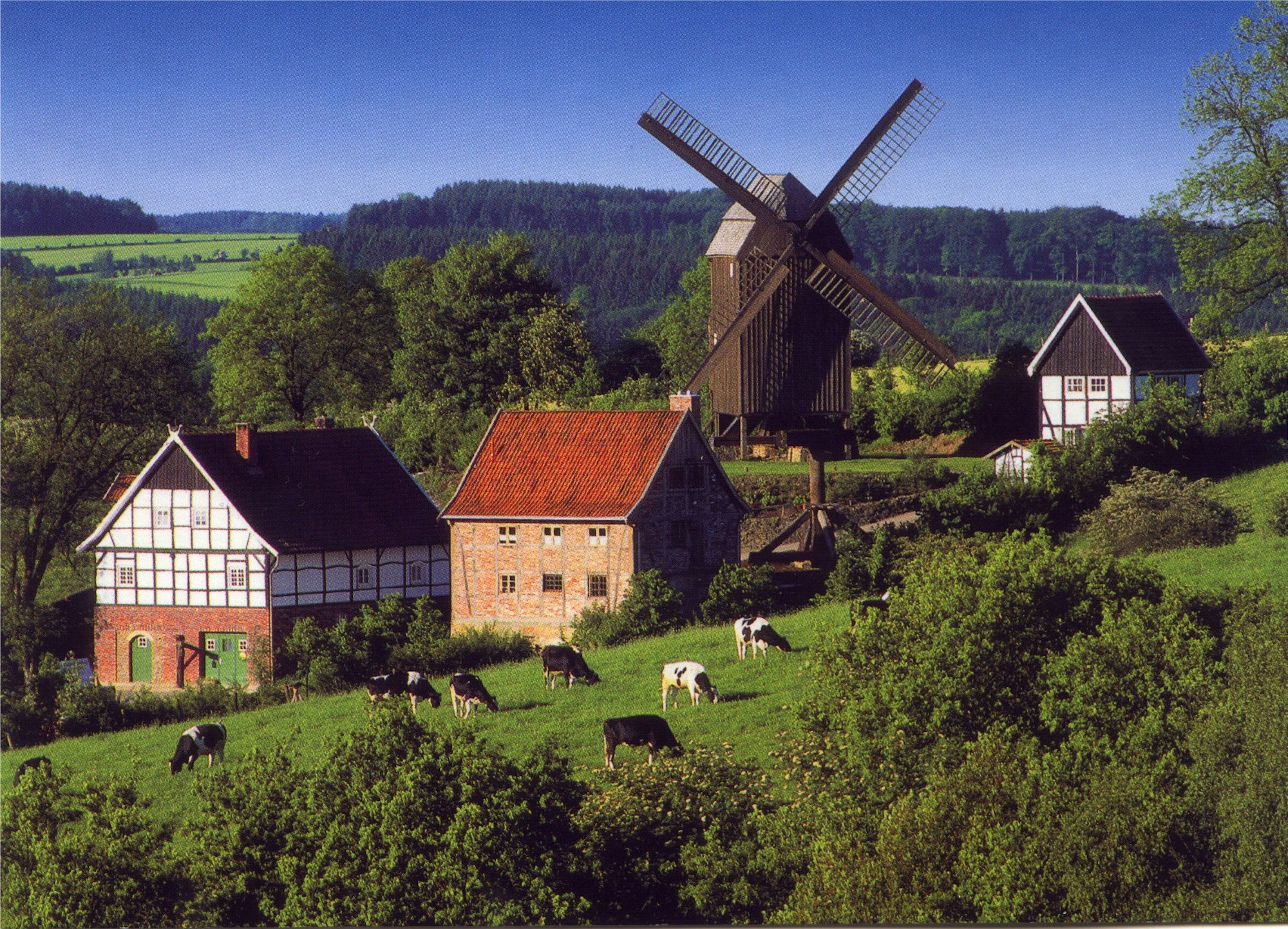 Postkarte Mühlenhof