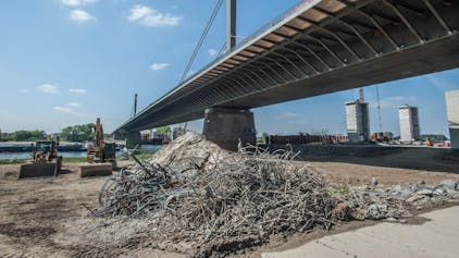 962 Millionen Euro kostet der Neubau der Leverkusener Rheinbrücke nach den neuesten Schätzungen