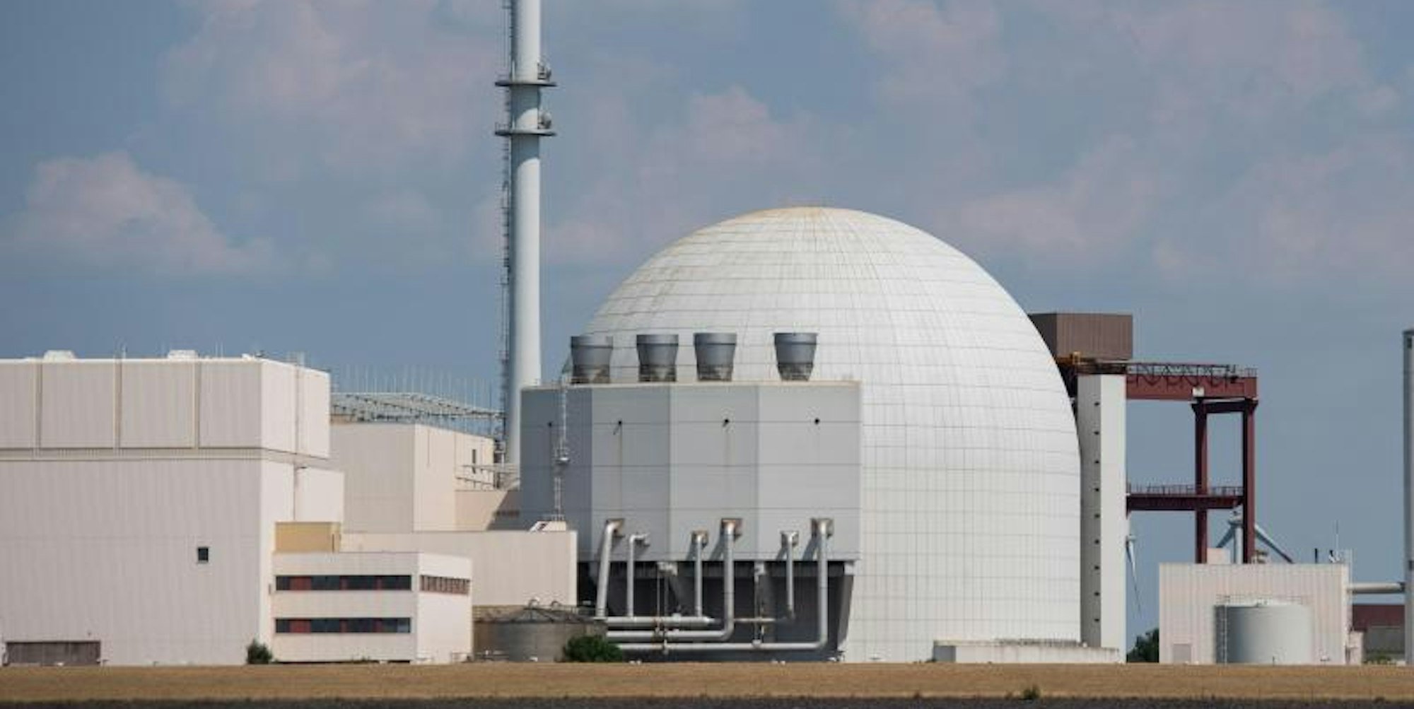 Das Atomkraftwerk Brokdorf ist zu sehen. (Symbolfoto)