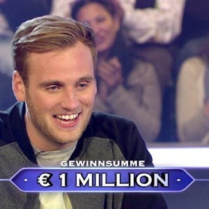 Leon Windscheid aus Münster beantwortet die 1-Million-Frage in der RTL-Sendung „Wer wird Millionär?“