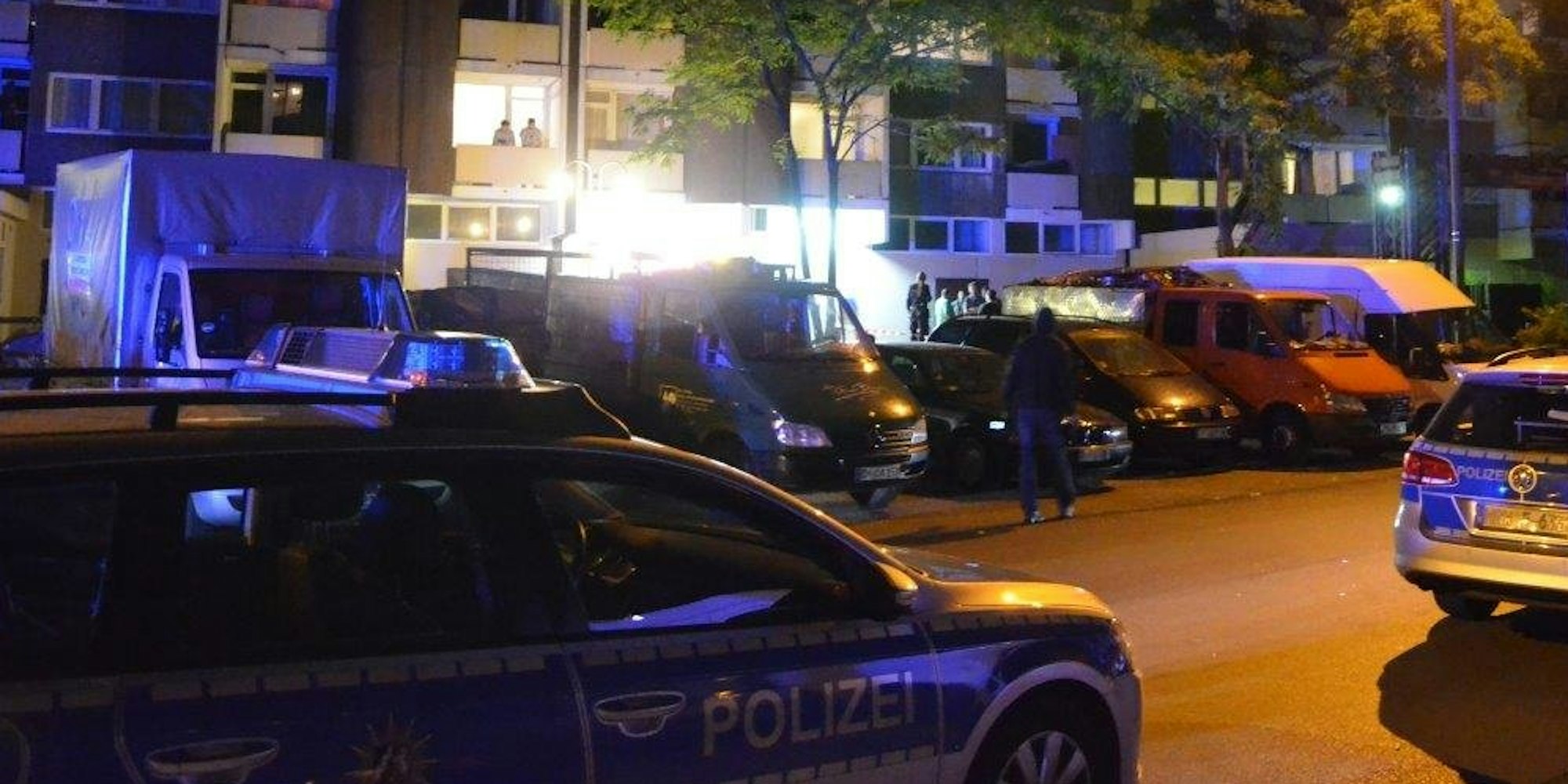 Am Kölnberg gab es eine Schießerei - Großeinsatz für die Polizei!