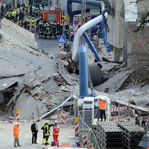 Das Stadtarchiv stürzte am 3. März 2009 ein.