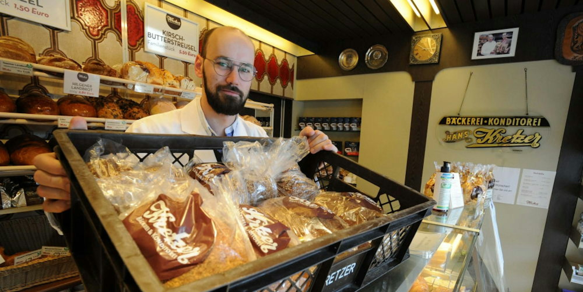 Richard Kretzer führt die Bäckerei in dritter Generation und setzt auf Tradition wie Innovation.