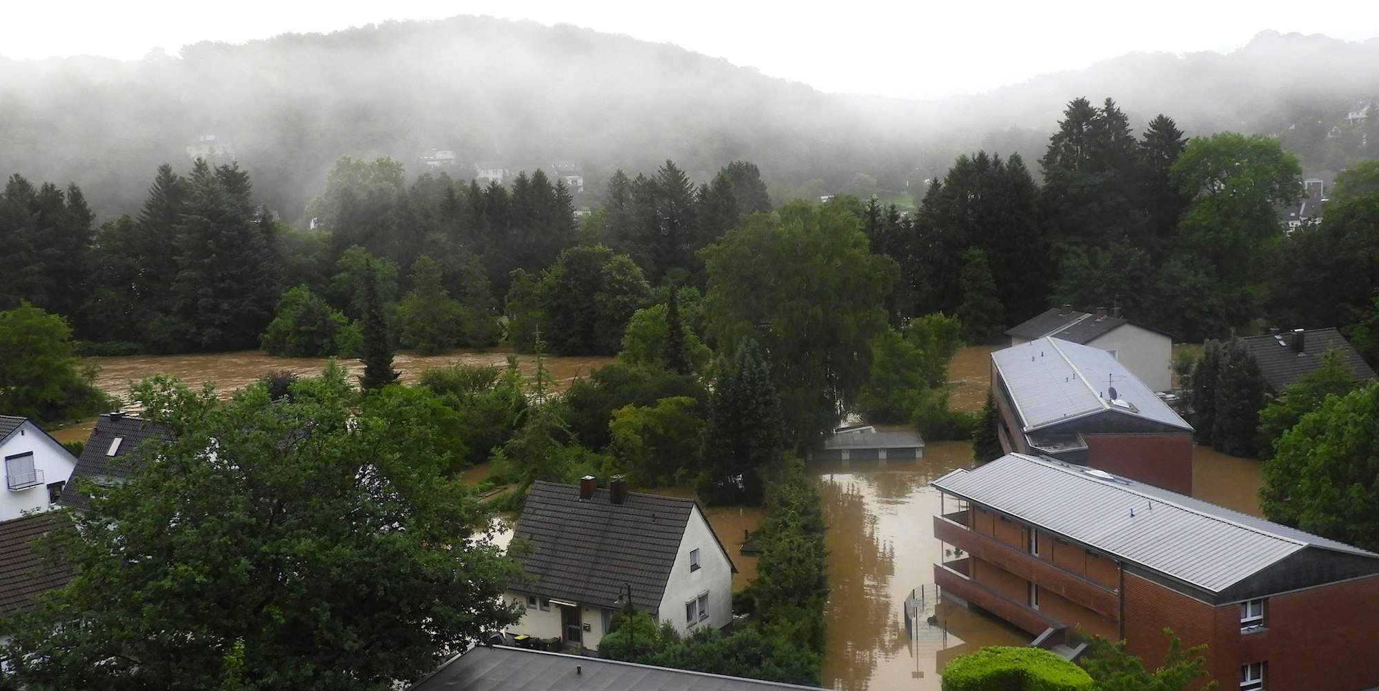 Überschwemmung in Rösrath 050821