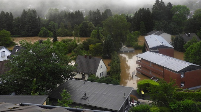 Überschwemmung in Rösrath 050821