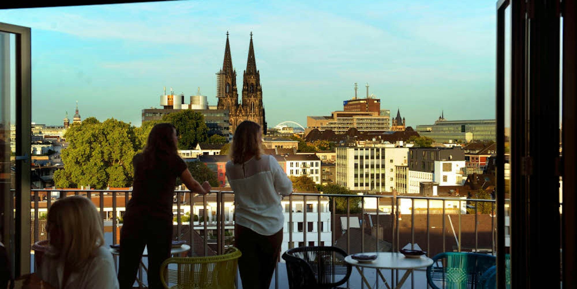 Achte Etage: Dank des neuen 25-Hours-Hotels „The Circle“ hat Köln einen tollen Aussichtsplatz dazugewonnen.