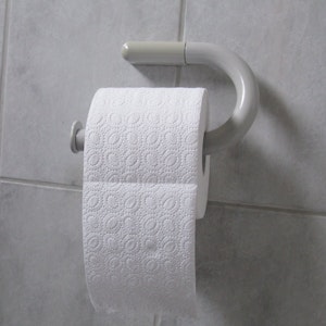 Manchmal bleibt etwas Stuhl am WC-Papier hängen
