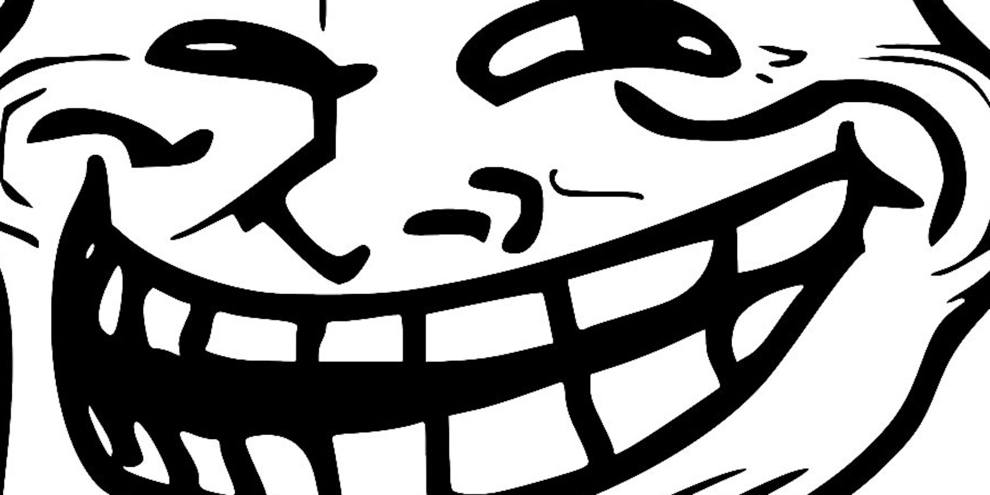 Hämisches Grinsen: Das Trollface gehört zu den bekanntesten Wutcomics, die derzeit im Internet kursieren.