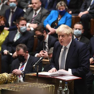 Johnson im Parlament