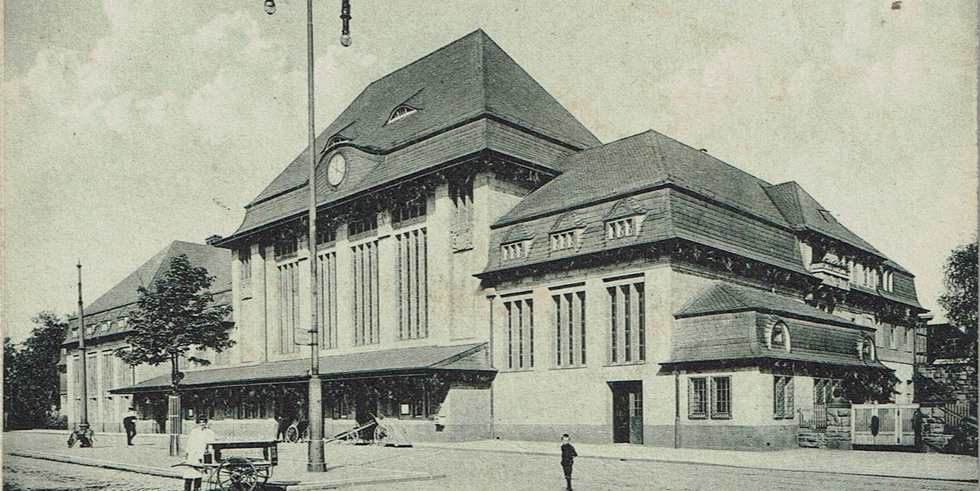 Mülheim, Bahnhof um 1914 SammlungBrokmeier