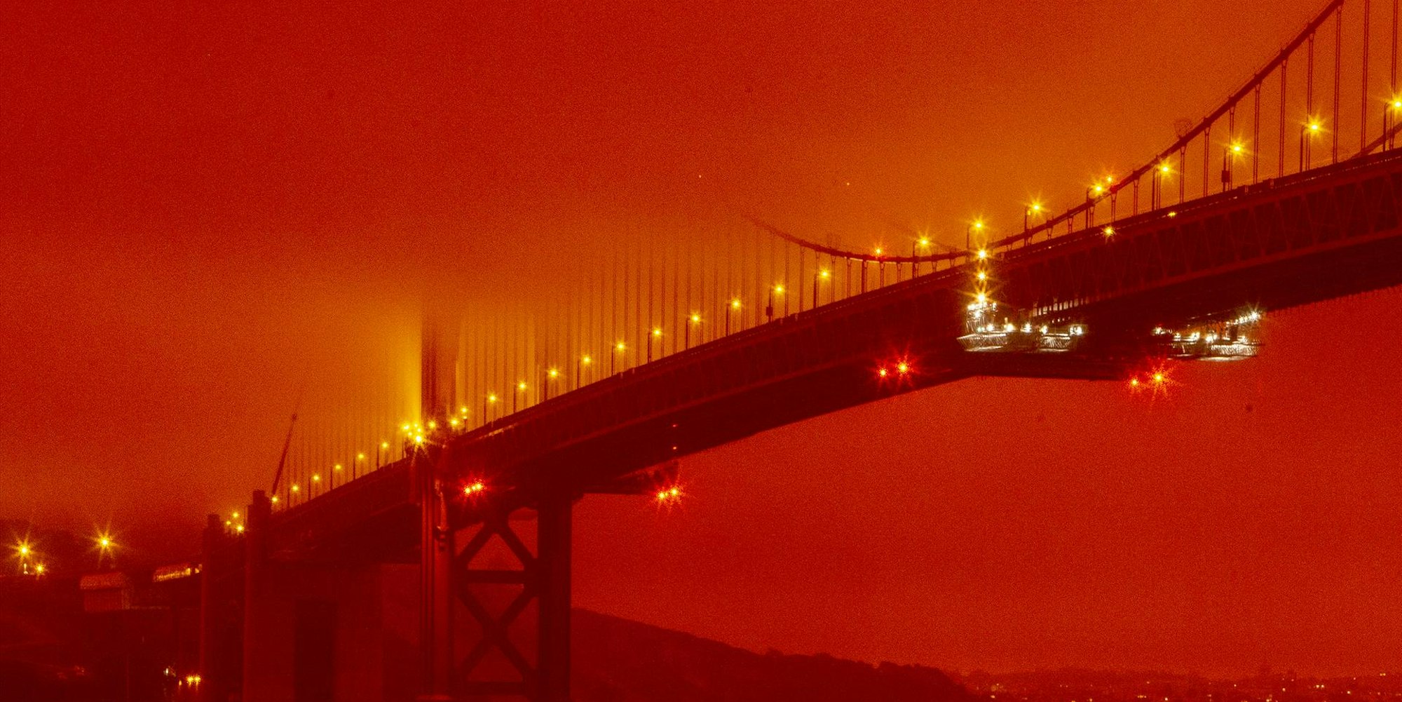 Golden Gate SF Waldbrand