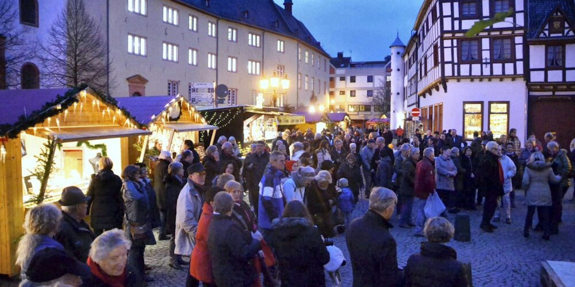 Beliebt und sehr gut frequentiert war der Bad Münstereifeler Weihnachtsmarkt in den vergangenen Jahren.