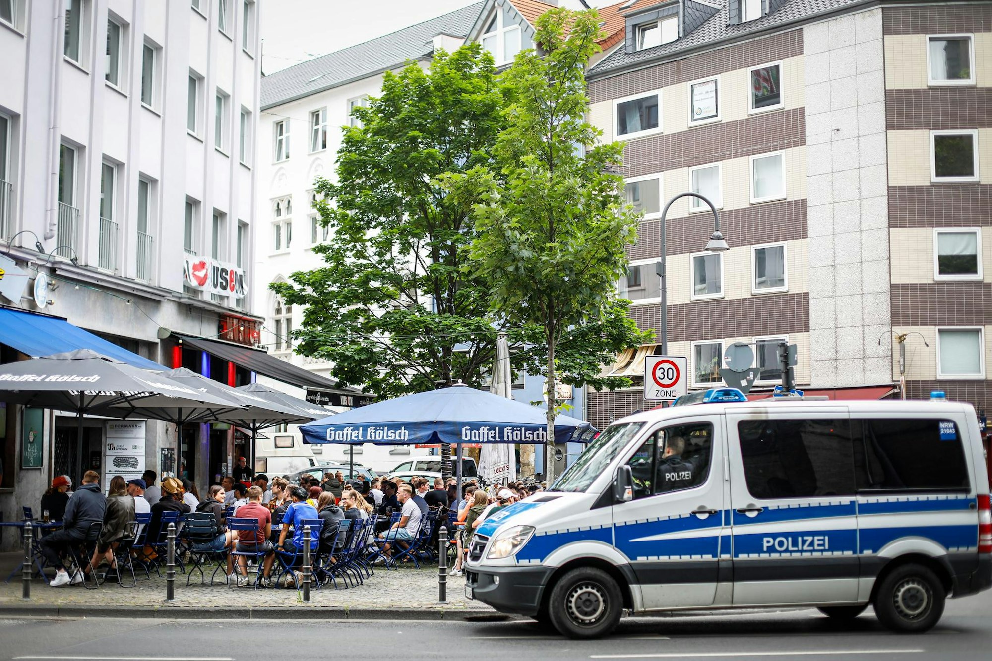 Polizei Public Viewing Zülpi