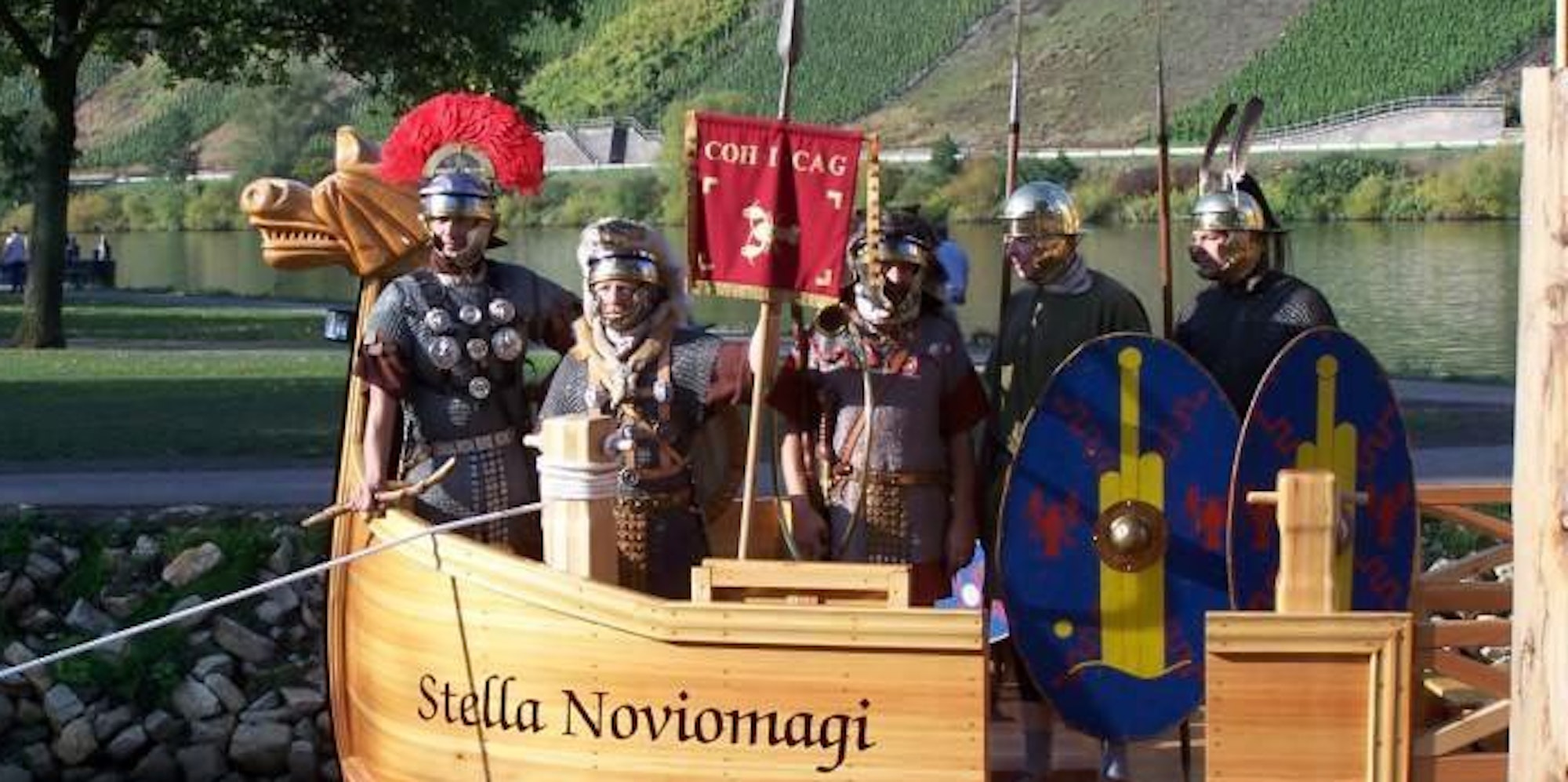 Das Römerweinschiff "Stella Noviomagi" in Neumagen ist nur eines von vielen tollen römischen Ausflugszielen.