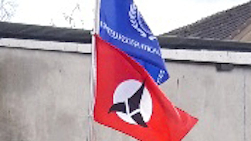 Rätselhafte Fahne Bochum