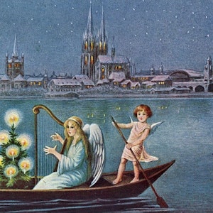 Postkarte Weihnachten Köln
