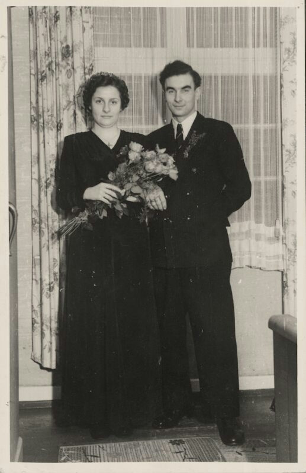 Die Eltern bei der Hochzeit im Jahr 1950.