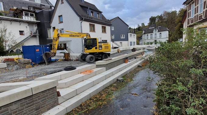2023 soll das große Bauen in Morsbach weitergehen. An der Bachstraße wächst die Morsbach-Promenade.
