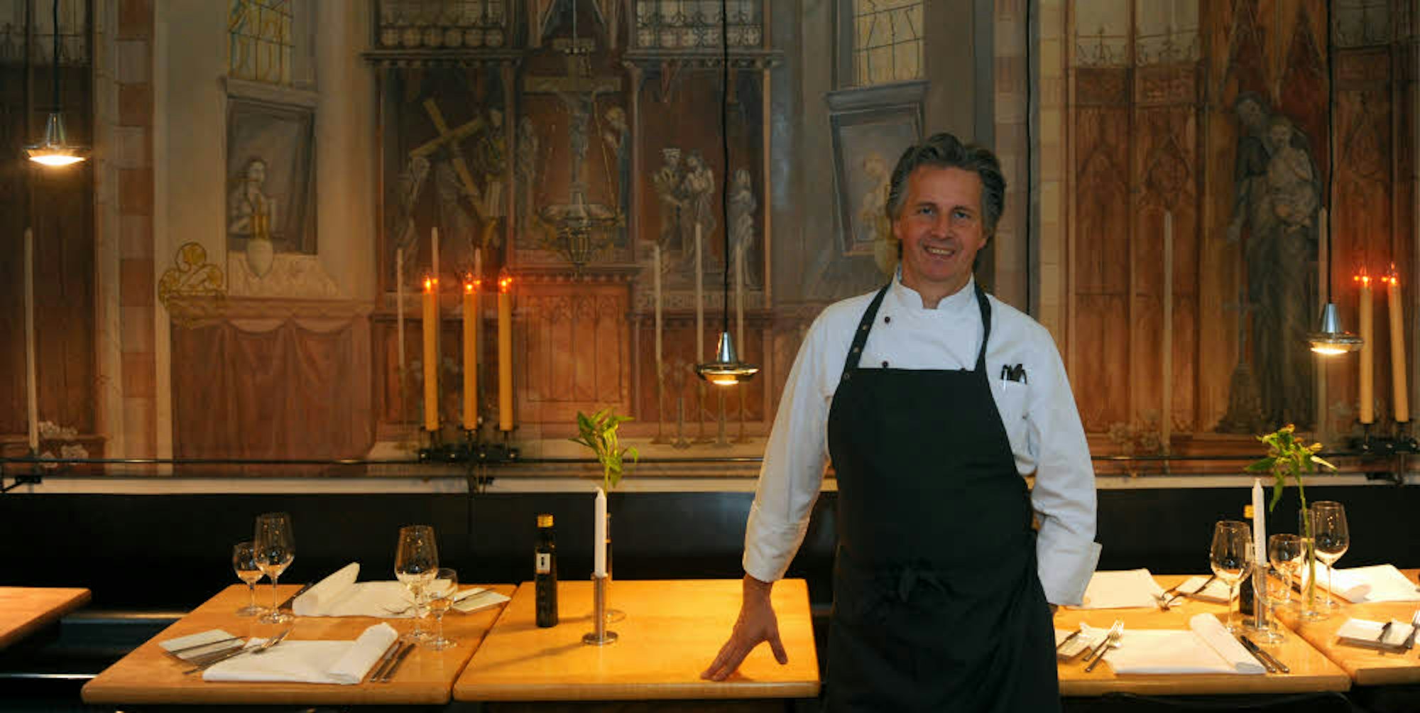 Christoph Paul, stolzer Besitzer des „Restaurant im Hopper”.