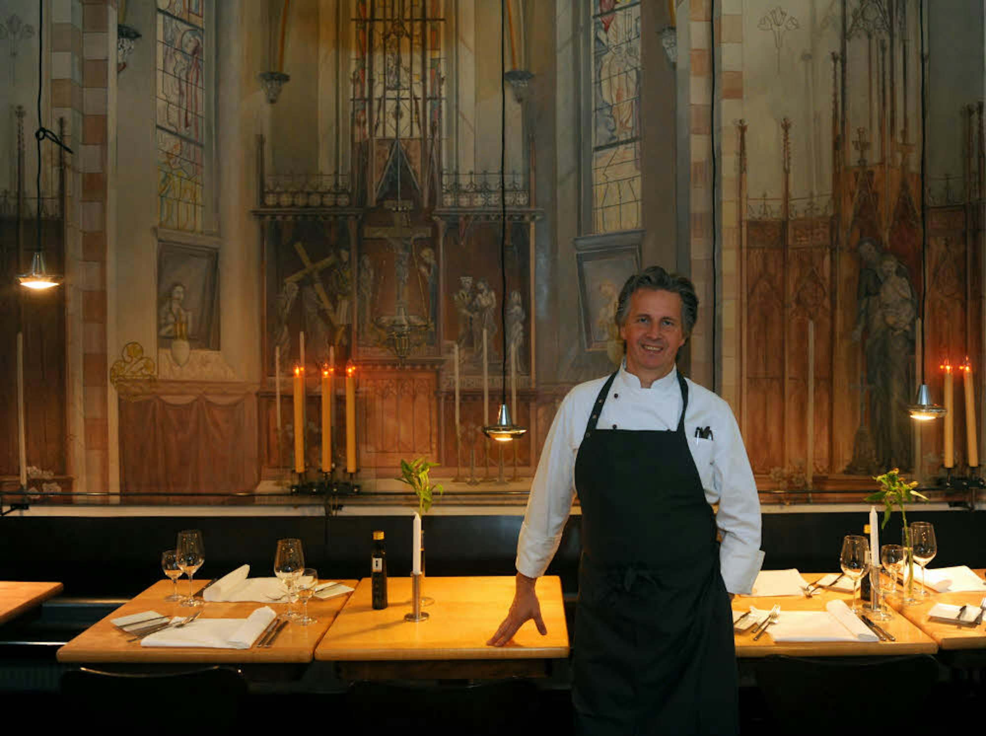Christoph Paul, stolzer Besitzer des „Restaurant im Hopper”.