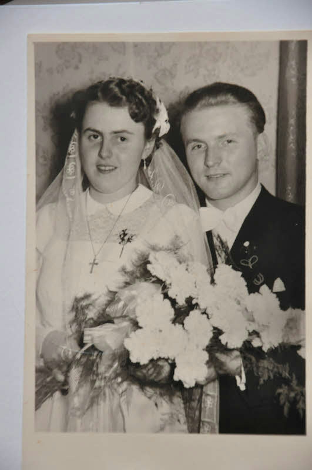 Die Hochzeit fand 1954 in Elsdorf statt.
