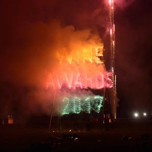 So sah das Feuerwerk zu den „Wine Awards“ im Jahr 2017 aus.