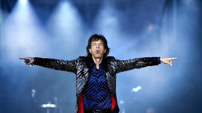 Mick Jagger _ auf der Bühne
