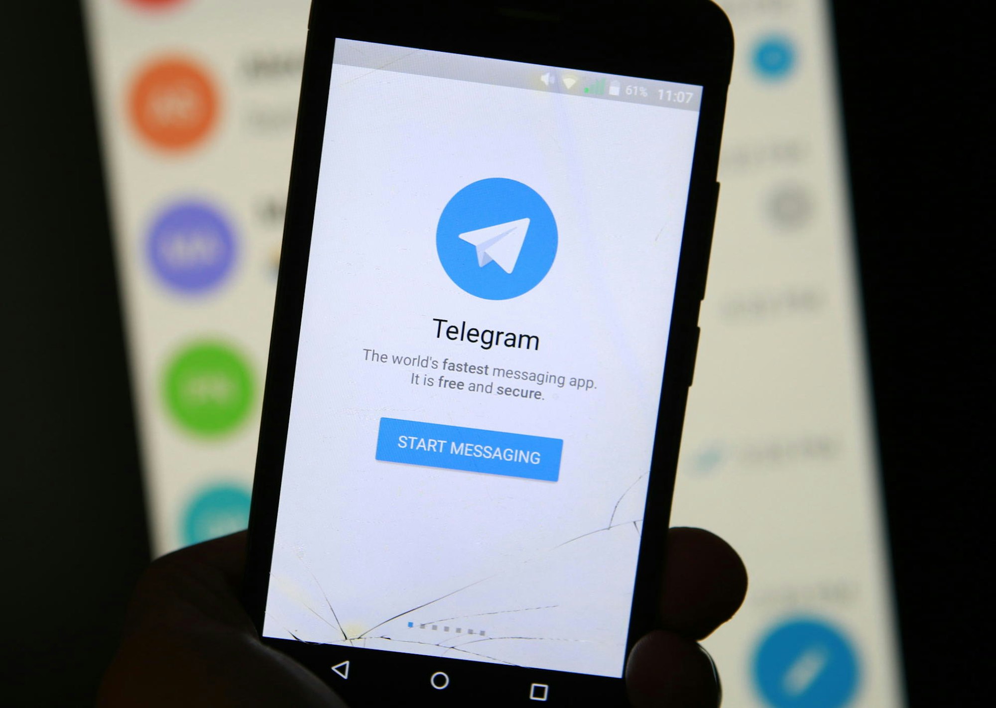 Telegram Symbolfoto
