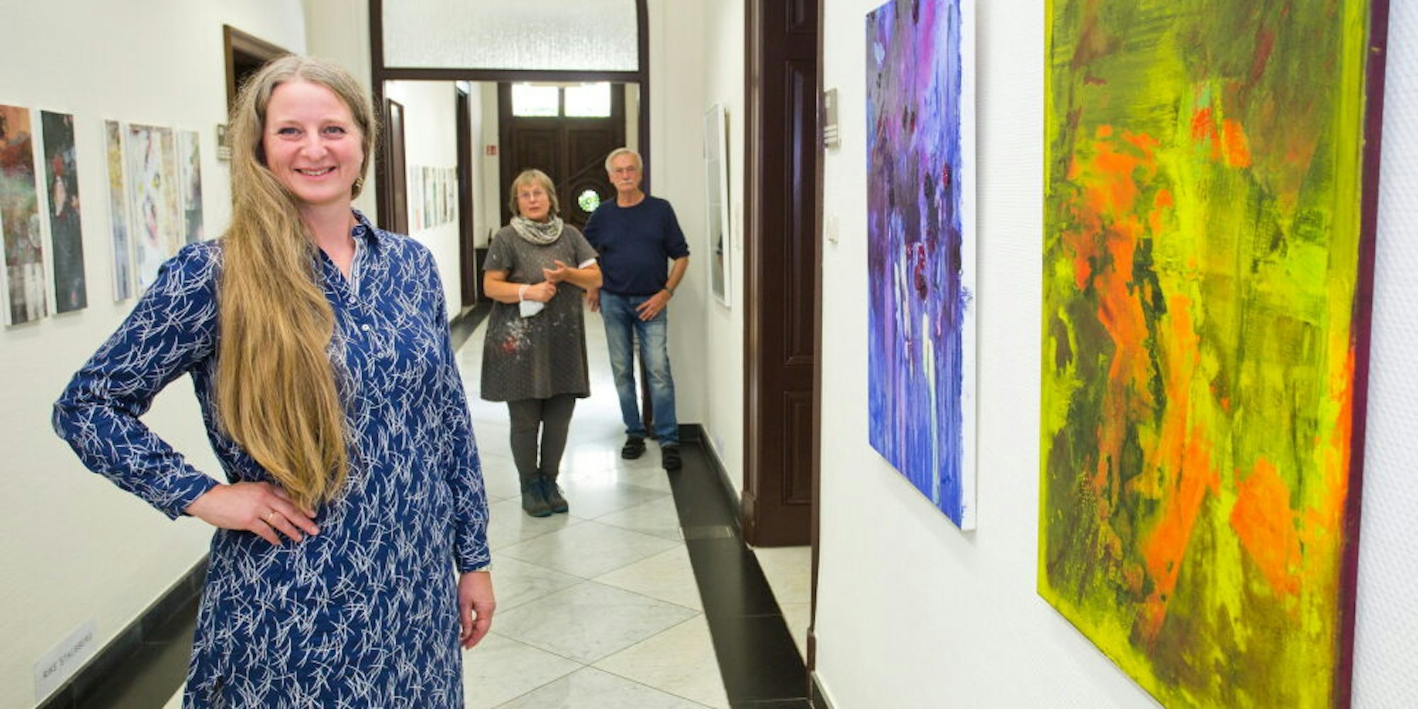 Zu den Gästen der Ausstellung der Reihe „projekt a+“ gehört diesmal die Siegener Malerin Sabine Helsper-Müller.