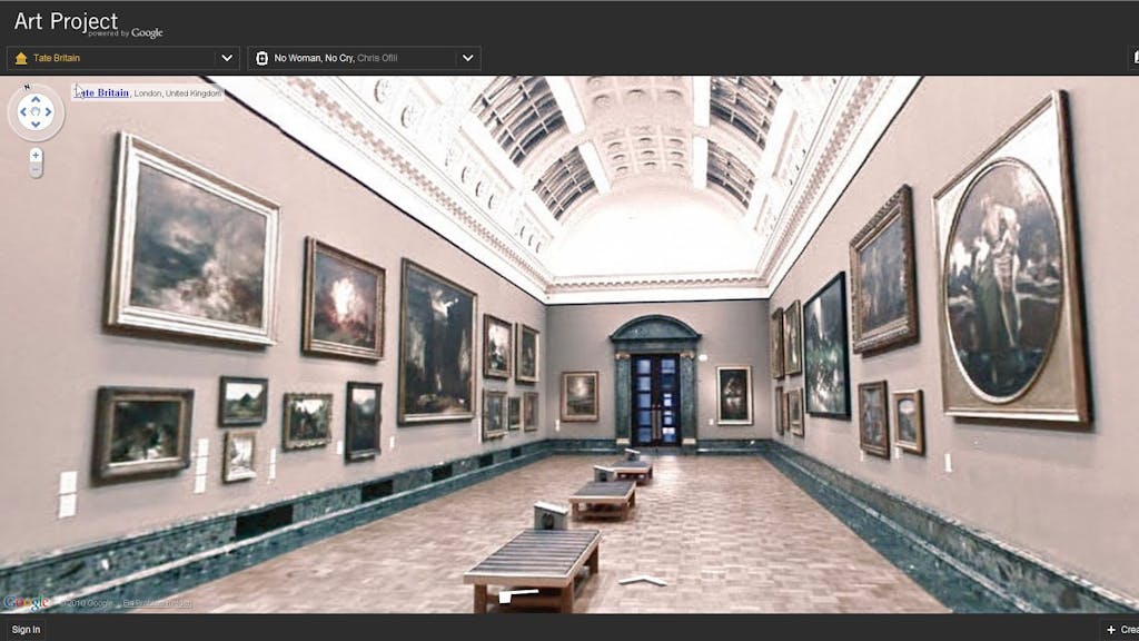 Mit Google durch die „Tate-Gallery“ in London.