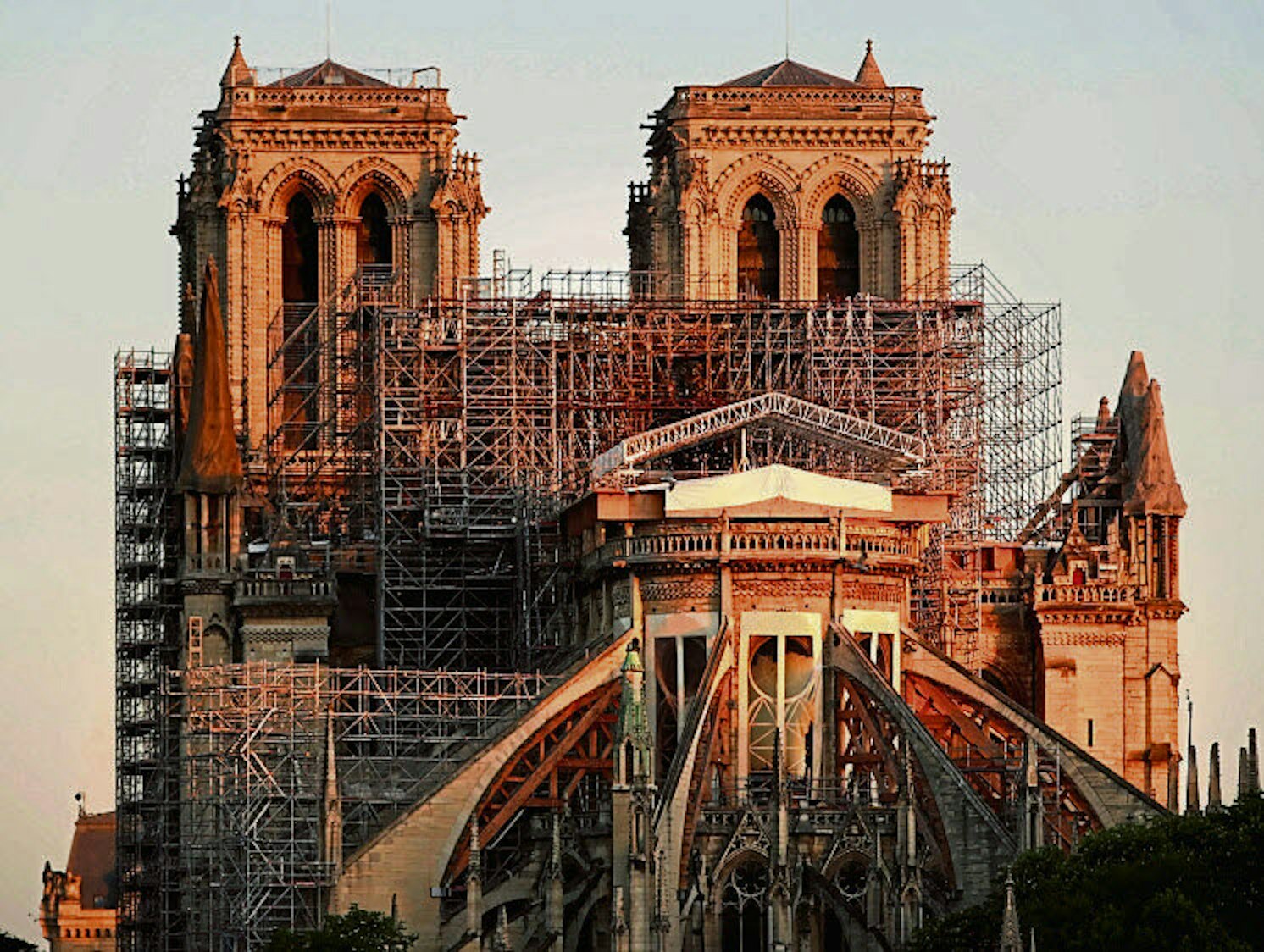 So sieht Notre-Dame heute aus, ein Jahr nach dem verheerenden Brand.