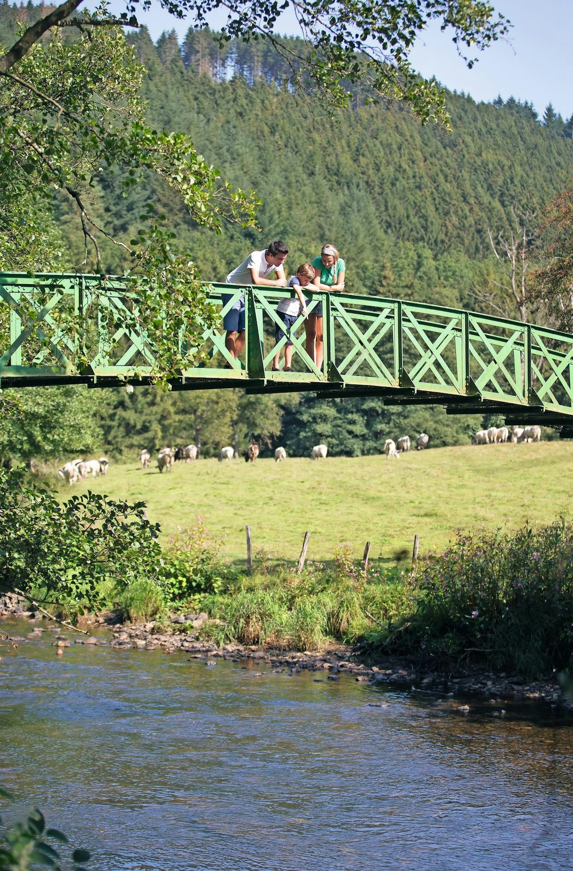 Stavelot- Challes bridge on the Ambleve (c)WBT - David Samyn