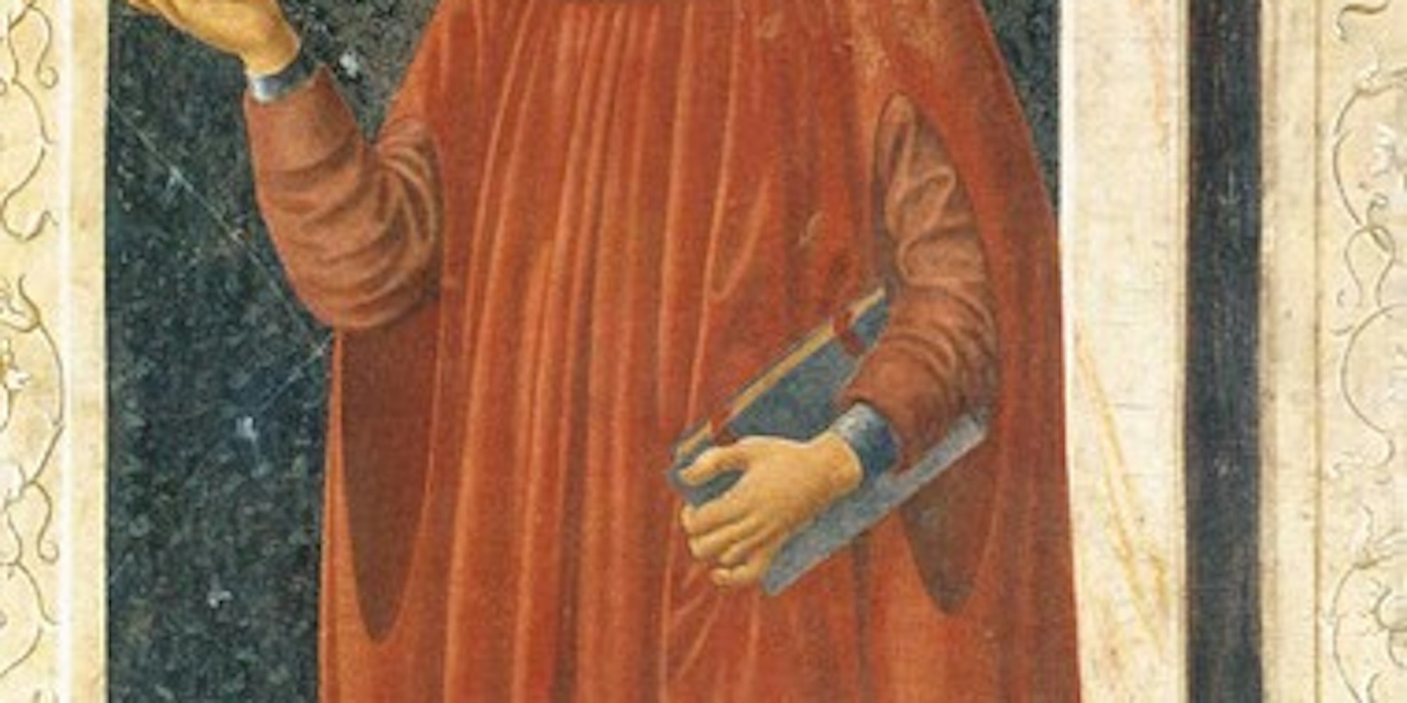 Petrarca auf einem Gemälde von Andrea di Bartolo di Bargilla (um 1450). (Bild: Uffizien, Florenz)