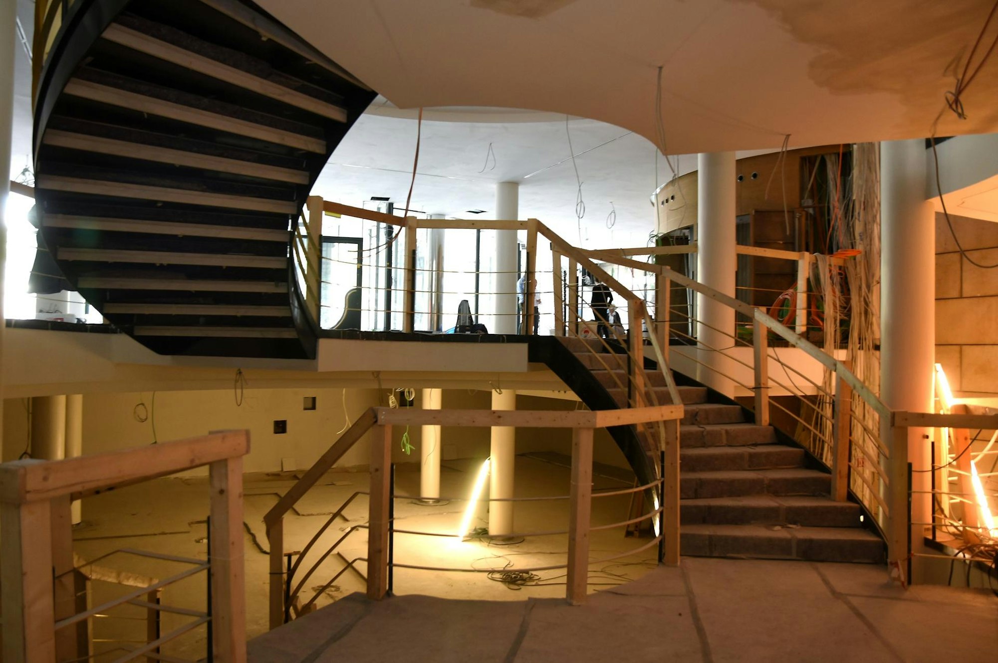 Blick in die Innenräume – hier soll im kommenden Jahr das Übergangsdomizil des Stadtmuseums öffnen.