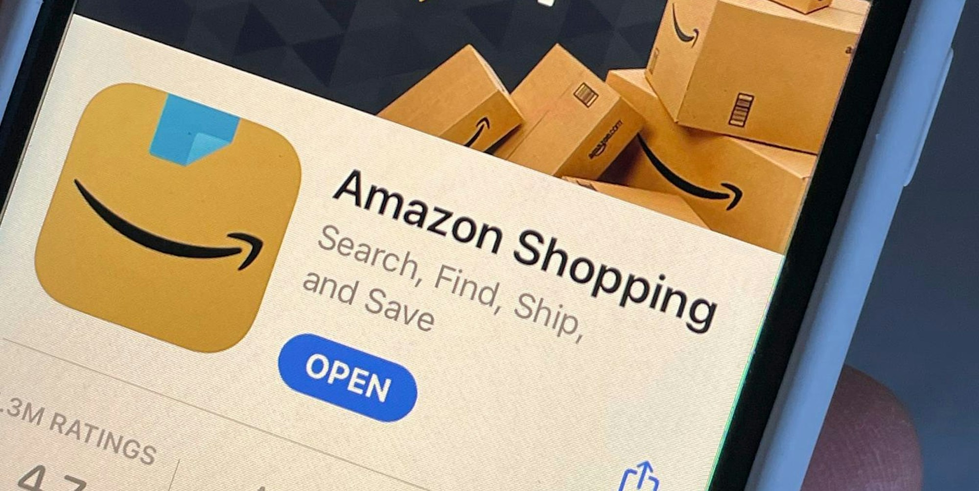 Amazon App neues Logo