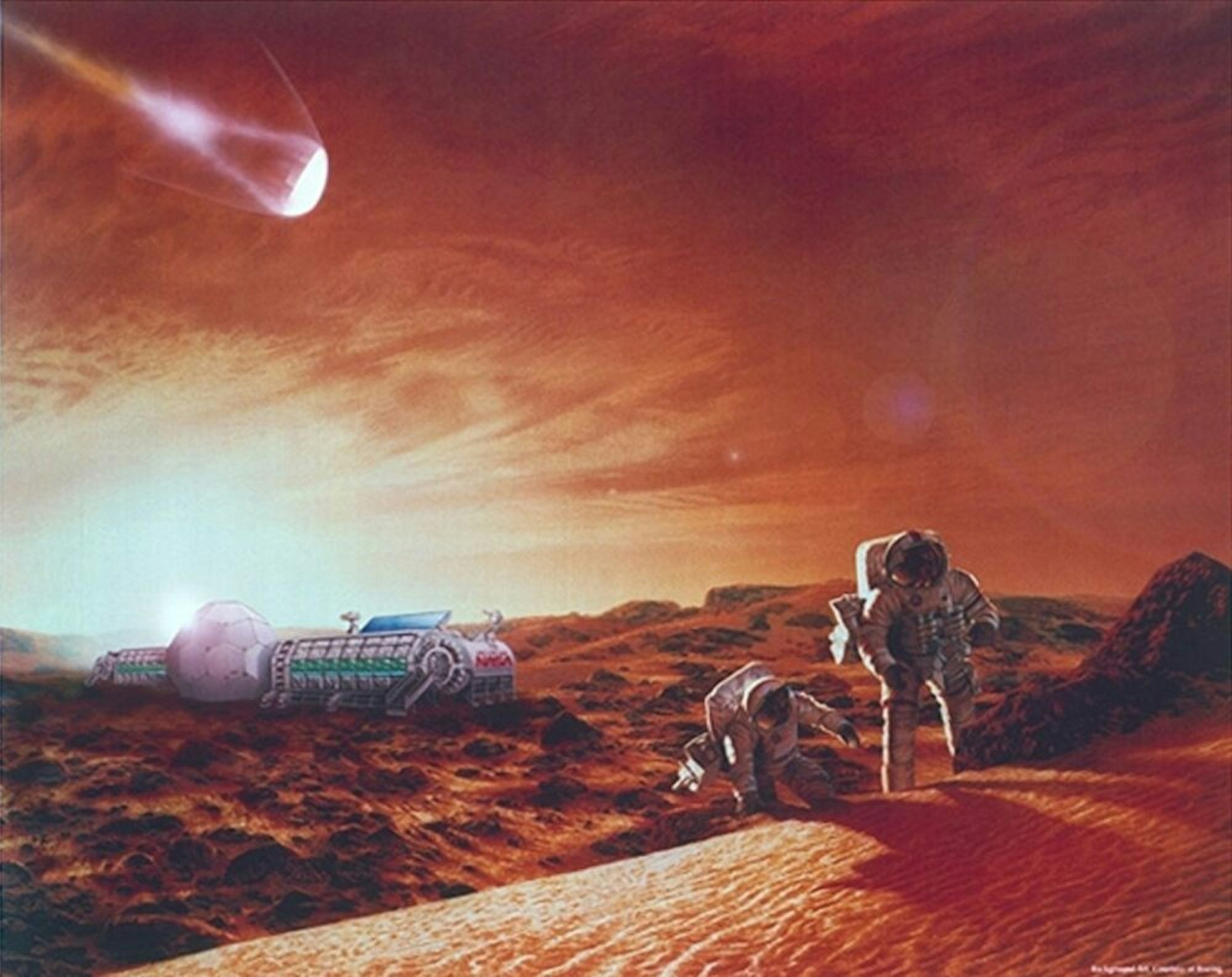Ein Außenposten auf dem Mars – das ist noch Zukunftsmusik, doch nicht unrealistisch, sagt Physikerin Christiane Heinicke.
