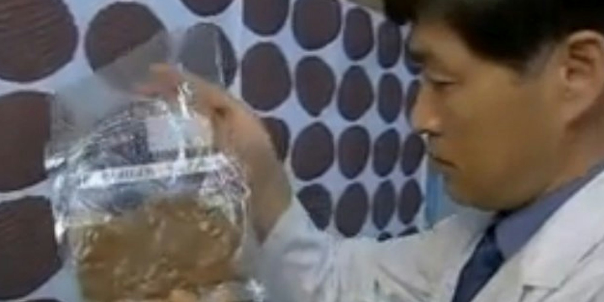 Der japanische Forscher Mitsuyuki Ikeda hat einen Fleischersatz aus menschlichen Exkrementen entwickelt.