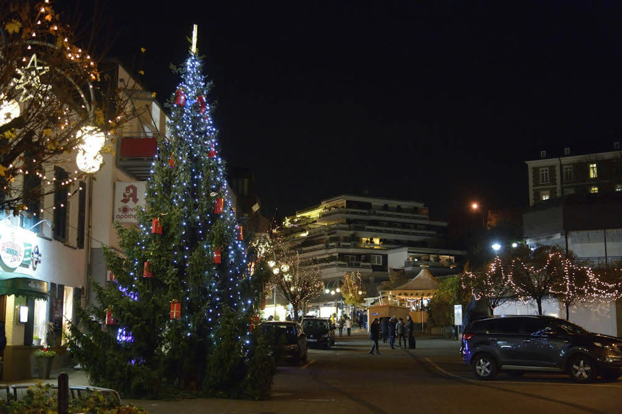 Das schönste ist der Weihnachtsbaum in Bensberg.
