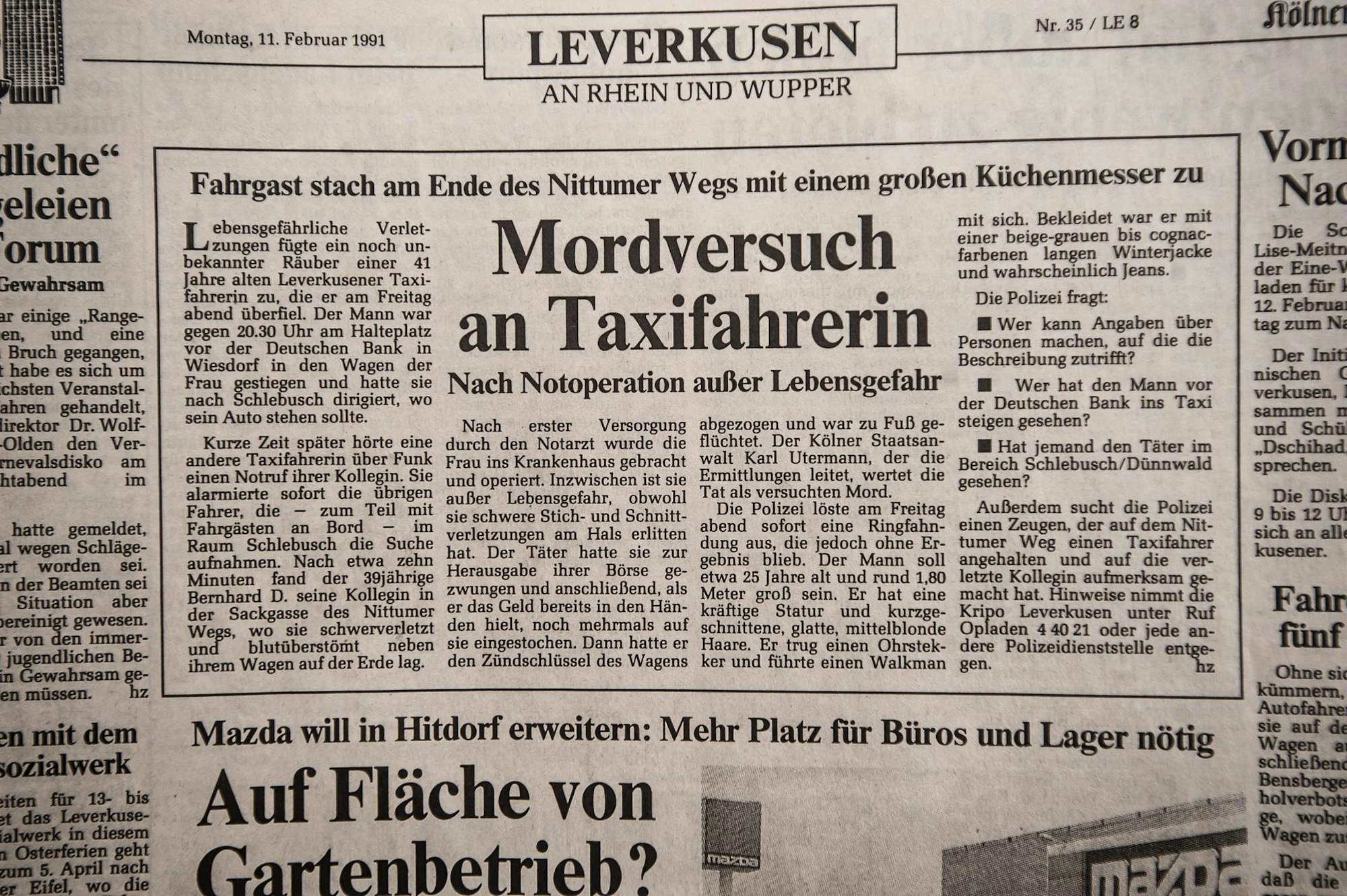 Cold Cases Leverkusen Zeitung_004