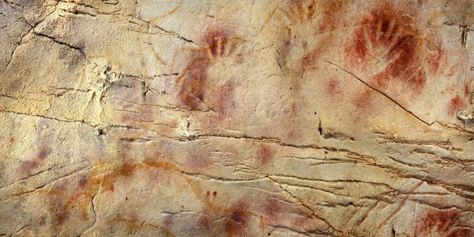 Älteste menschliche Artefakte in Europa: Höhlenmalerei in Spanien.