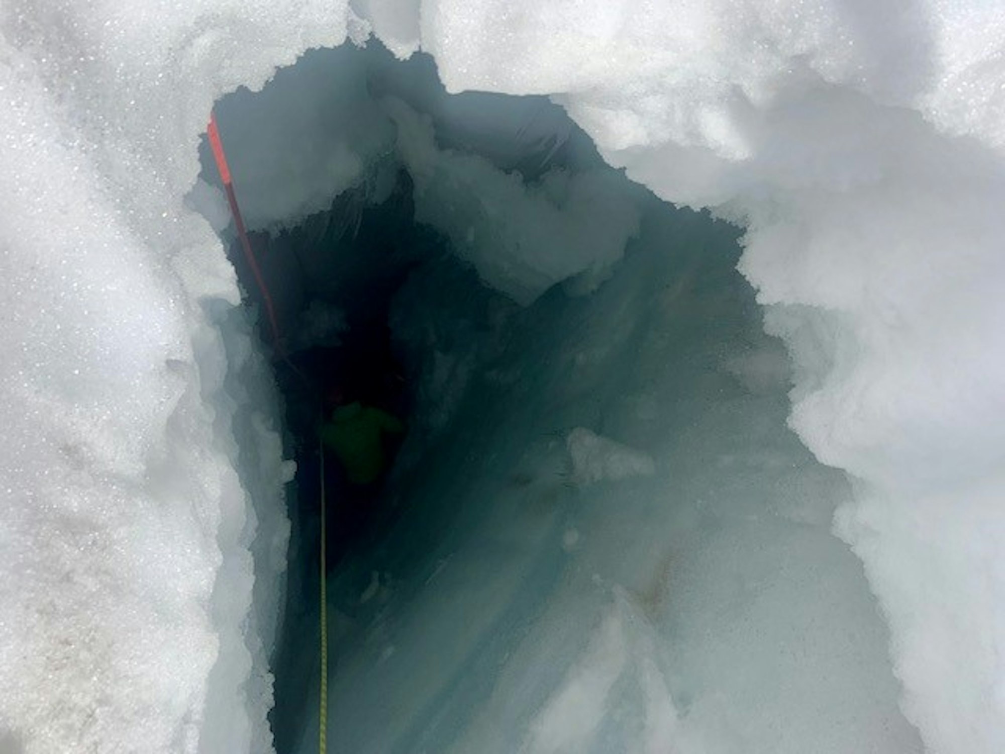 Zermatt-Gletscherspalte