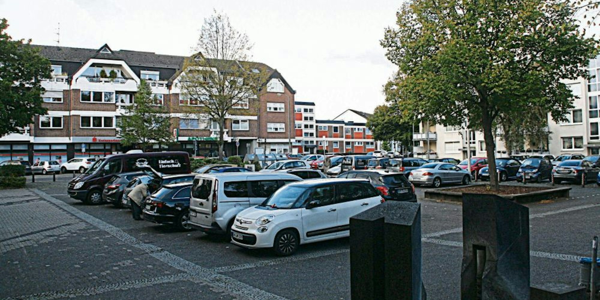 Der Königsdorfer Marktplatz soll attraktiver gestaltet werden.