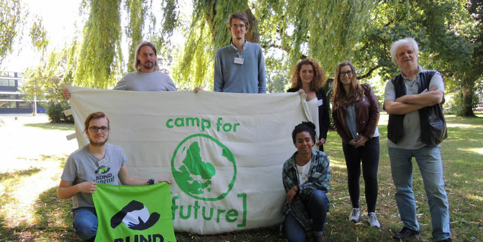 Vertreter von BUND, Greenpeace, Buirer für Buir und Landesschülervertretung NRW planen ein friedliches Camp in Buir.