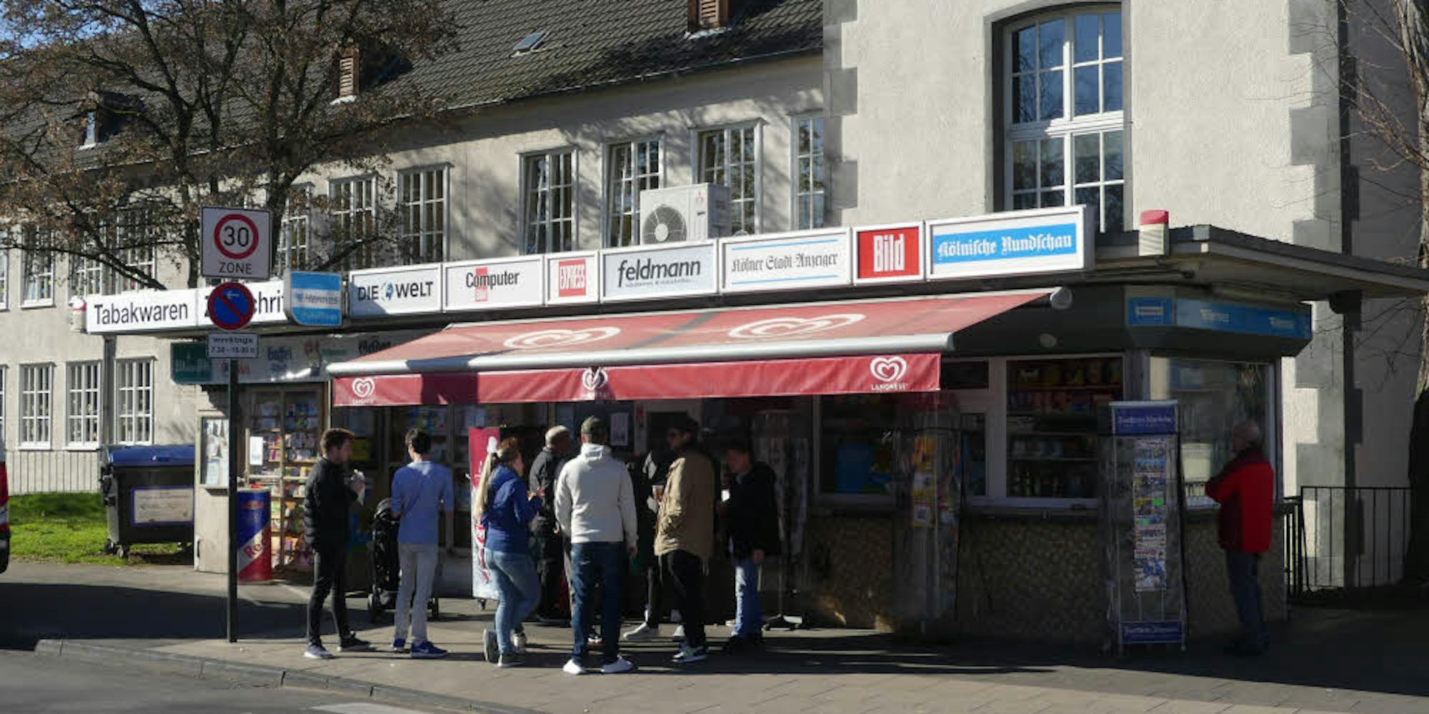 Institution: Der Kiosk am Vogelsanger Markt. (Archivfoto)